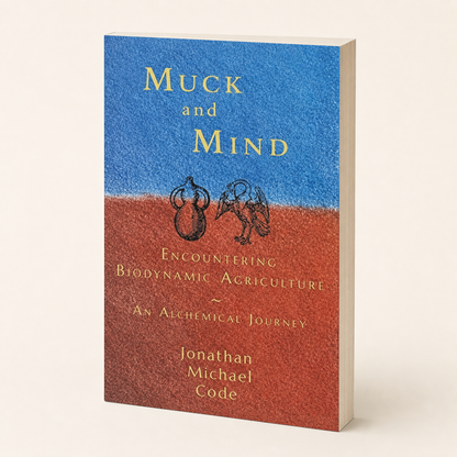 Muck and Mind — 212-page, 15 mm paperback, three-quarter product view