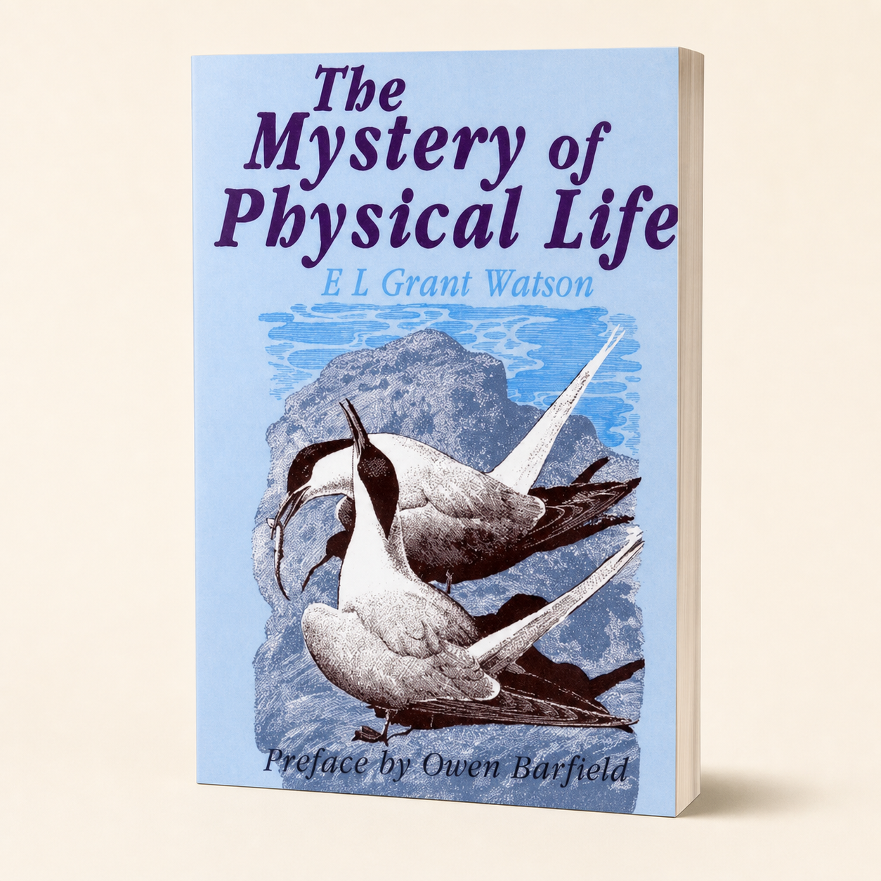 The Mystery of Physical Life — accurate 224-page paperback three-quarter view