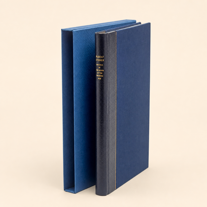 Mystics at the Dawn of the Modern Age hardcover and slipcase, studio view