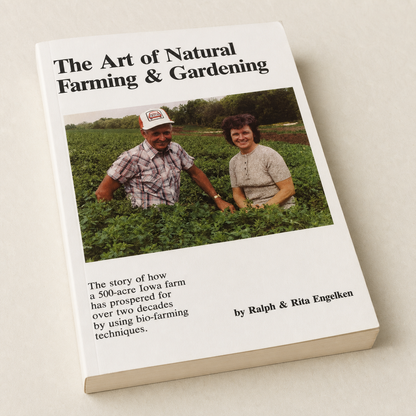 The Art of Natural Farming & Gardening paperback, tactile page-edge detail