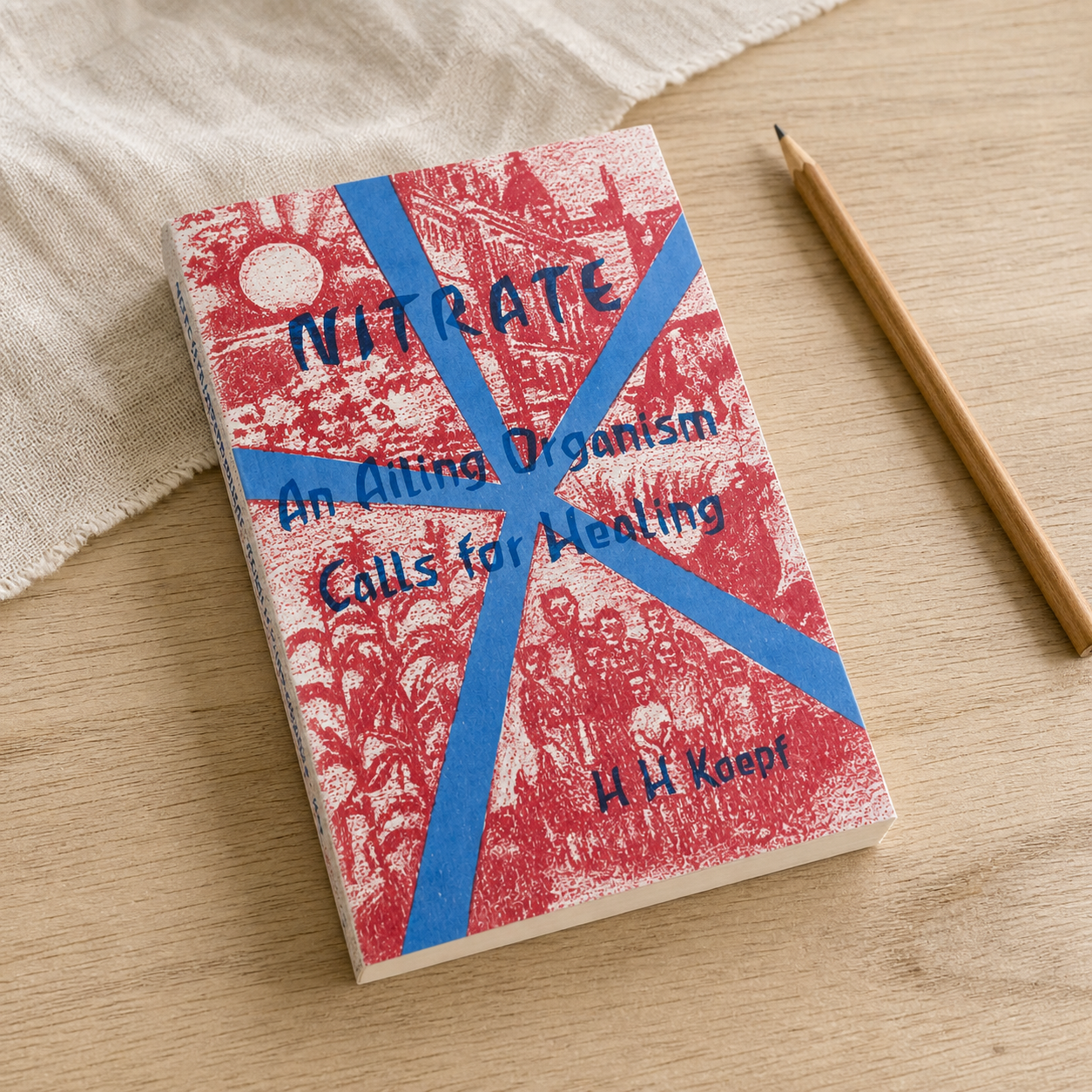 Nitrate paperback on a naturally lit reading table