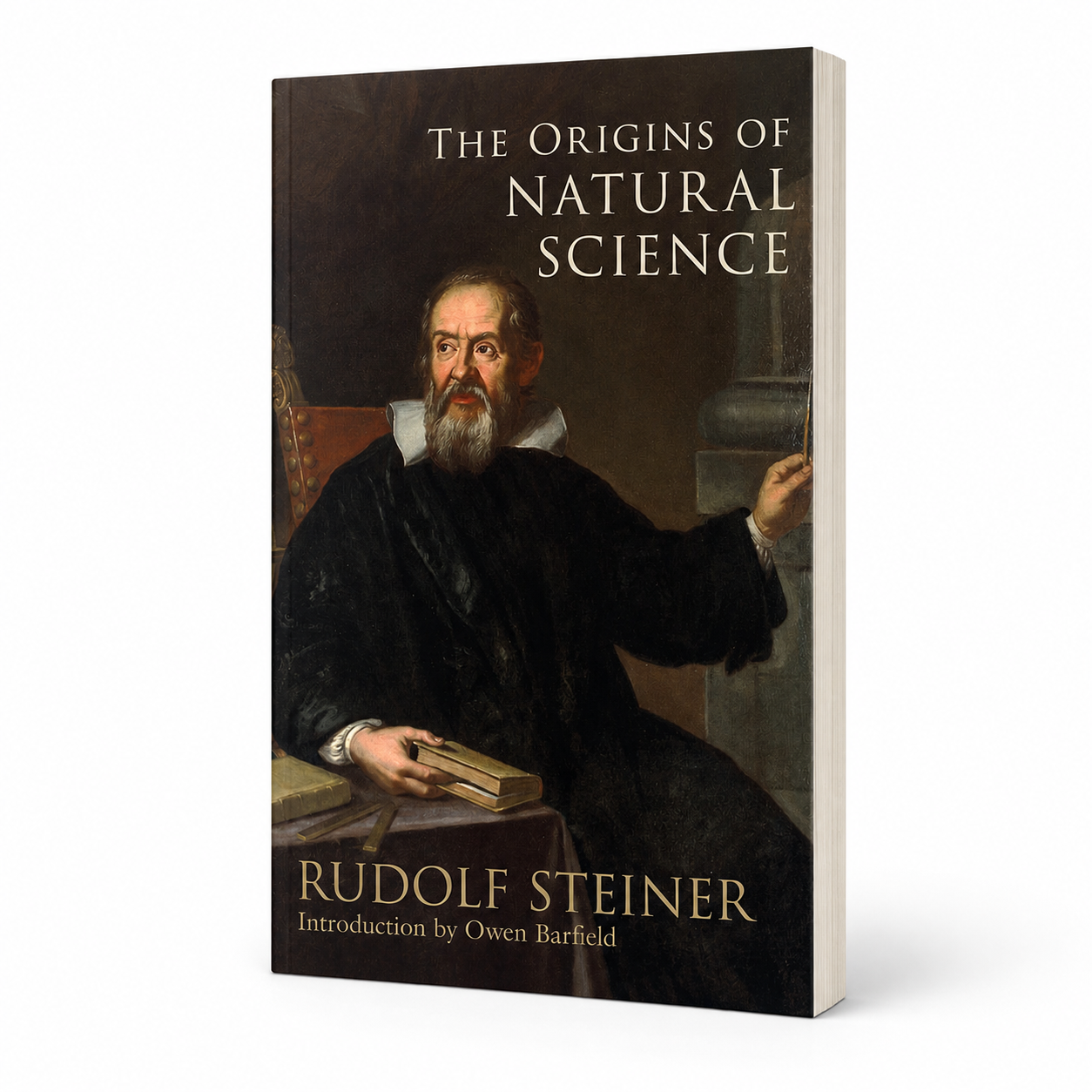 The Origins of Natural Science — accurate 160-page slim paperback three-quarter view