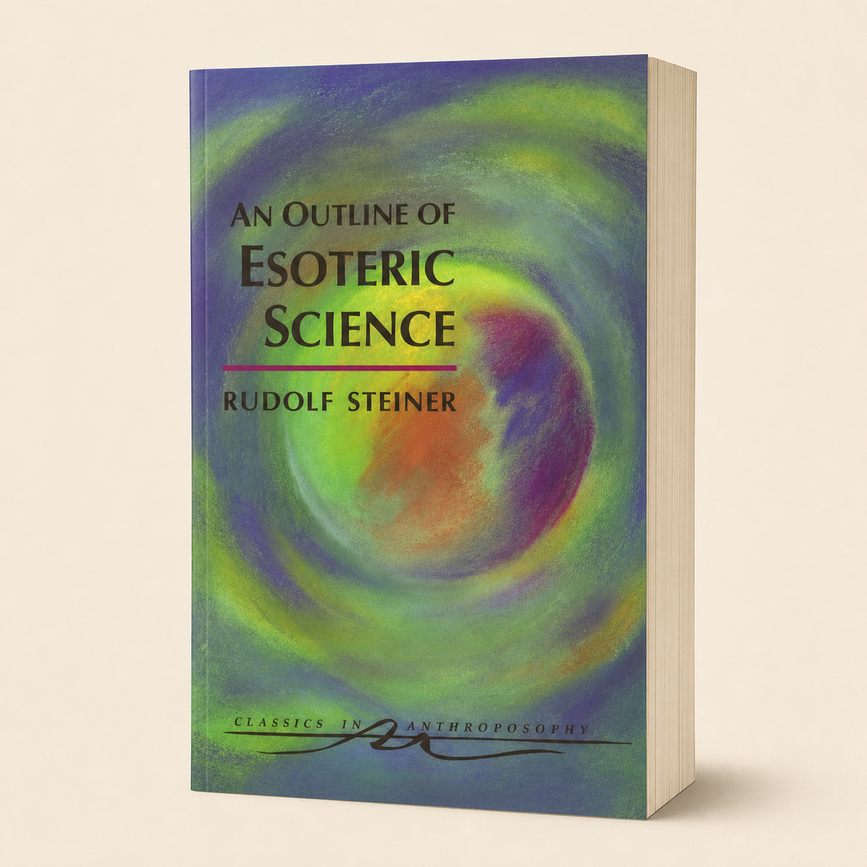 An Outline of Esoteric Science — 448-page thick paperback, three-quarter product view
