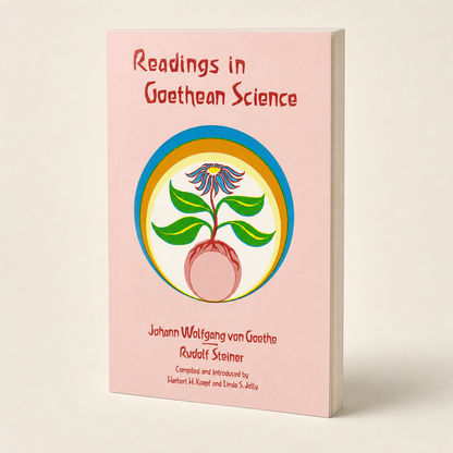 Readings in Goethean Science paperback on a clean off-white background