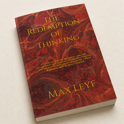 The Redemption of Thinking paperback cover, binding, and page-edge detail