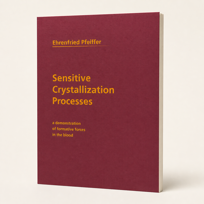 Sensitive Crystallization Processes — 64-page broad, very thin paperback, three-quarter product view