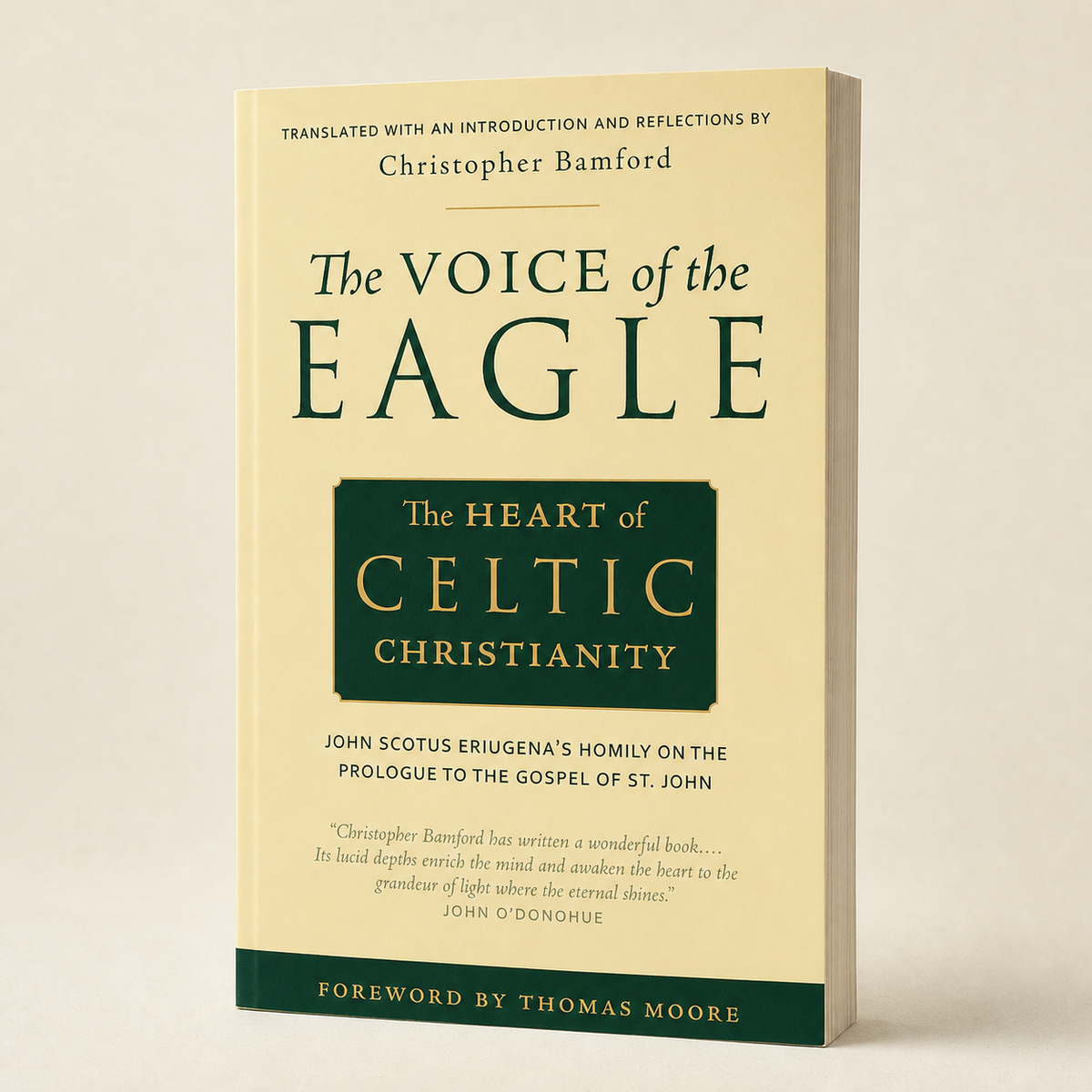 The Voice of the Eagle paperback on a softly lit off-white background